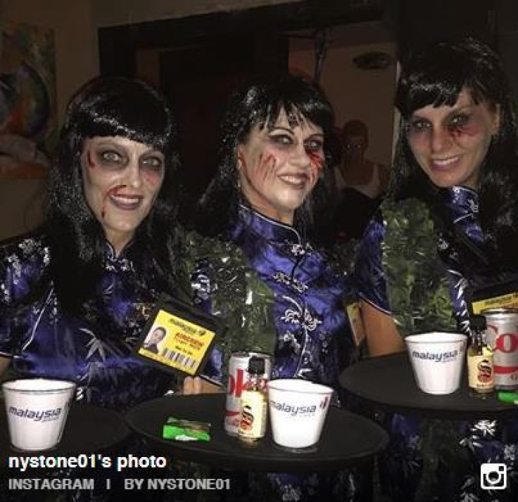 Flight MH370 Halloween costumes posted by an Instagram user.