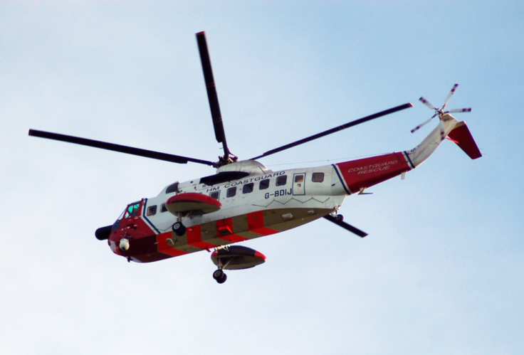 UK coastguard helicopter