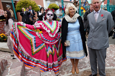 day of the dead mexico prince charles camilla