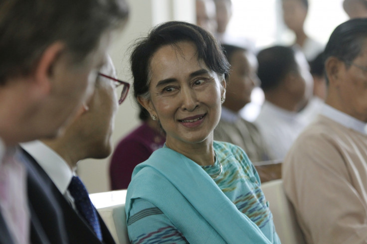 Myanmar's opposition leader Aung San Suu Kyi