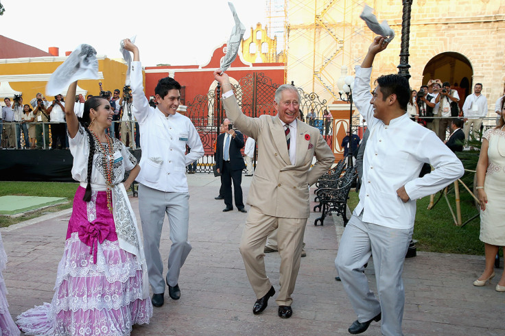 prince charles mexico dancing