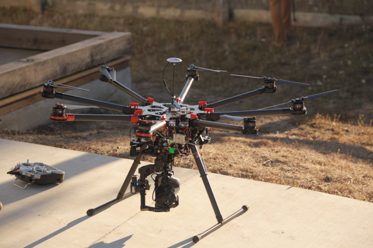The eight rotor helicopter drone used to film Drone Boning