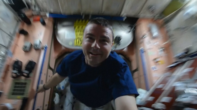 Astronaut Offers Floating Peek Inside International Space Station ...