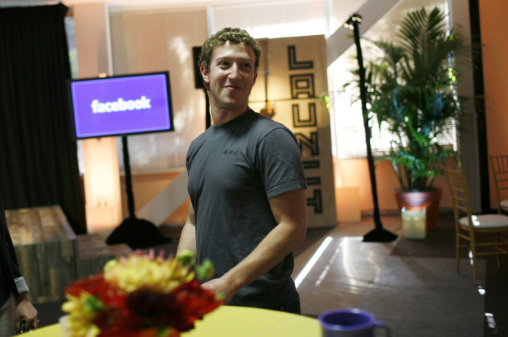 Facebook CEO Mark Zuckerberg in a grey T-shirt (again)