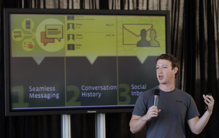 Facebook CEO Mark Zuckerberg in a grey T-shirt (again)