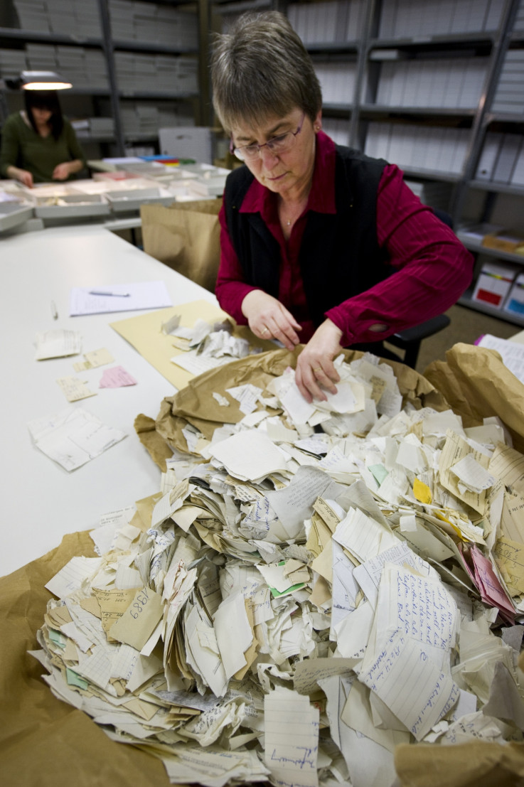 Stasi files restoration