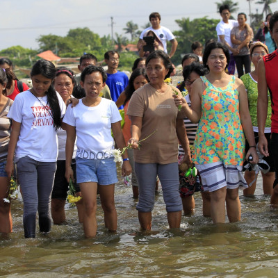 Philippines typhoon Haiyan anniversary