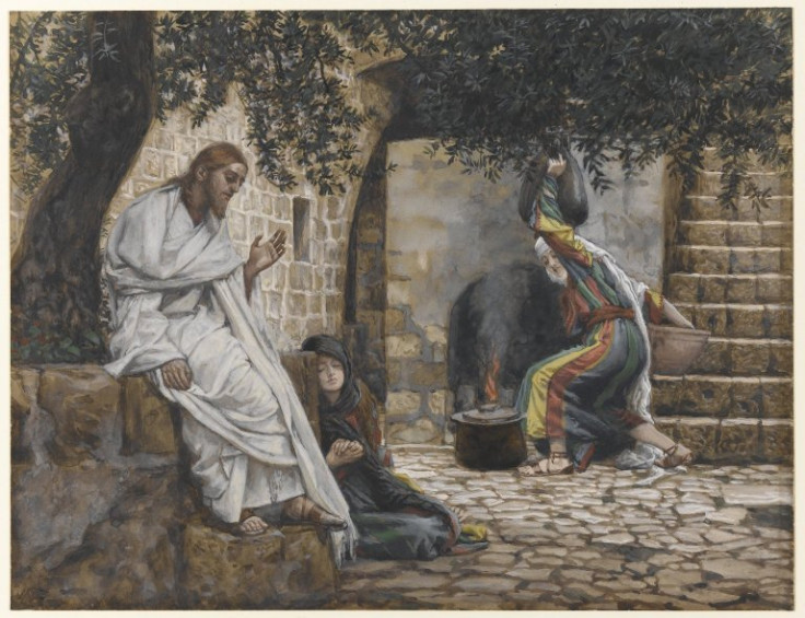 Mary Magdalene at the Feet of Jesus by James Tissot