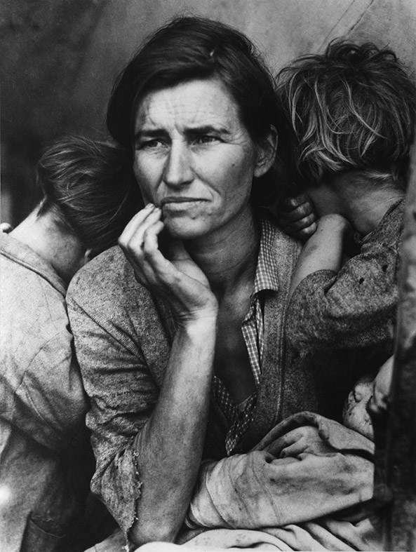 Dorothea Lange, Migrant Mother, Nipomo, California, 1936