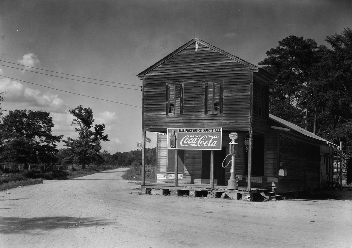 Walker Evans, Crossroads Store, Post Office, Sprott, Alabama, USA, 1936