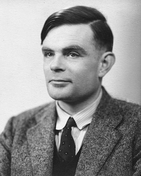 Alan Turing, a talented mathematician and the father of modern computing, who was instrumental in cracking cracking intercepted coded messages from the Nazis