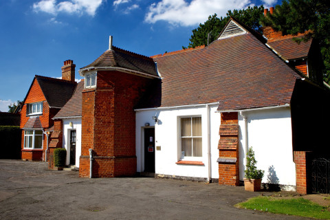 The stableyard cottages where Alan Turing and his colleagues John Jeffreys and Dillwyn Knox in the early years of the war