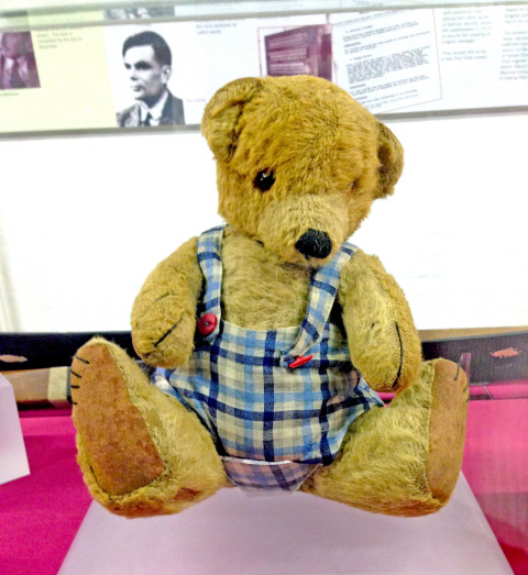 Alan Turing's teddy bear Porgy, whom he used to practice his speeches on