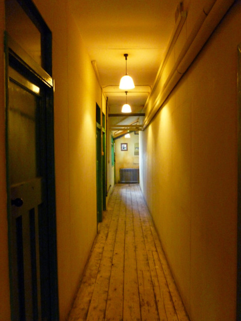 A corridor in one of the Huts at Bletchley Park