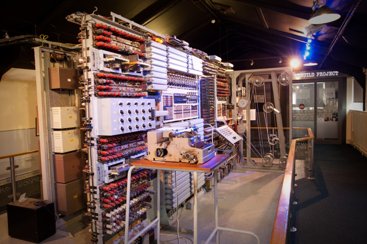 The Colossus, rebuilt and on show at the National Museum of Computing just up the hill from Bletchley Park