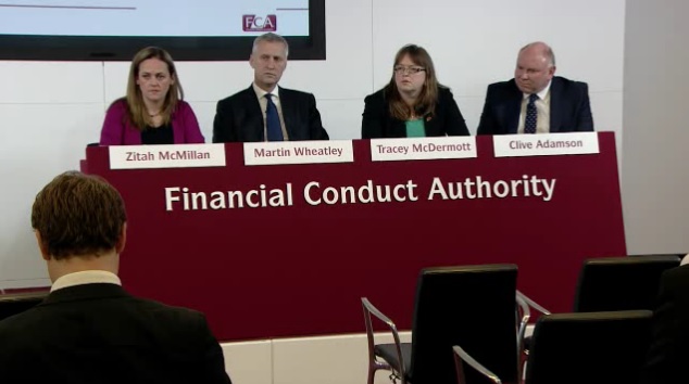 FCA speaks to reporters following the announcement that it fined 5 banks £1.1bn for FX rigging FCA speaks to reporters following the announcement that it fined 5 banks £1.1bn for FX rigging