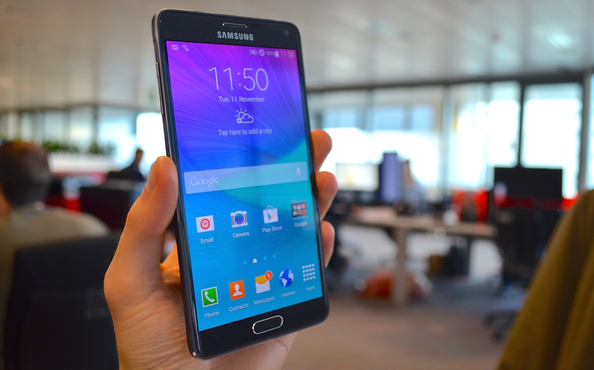 The Samsung Galaxy Note 4