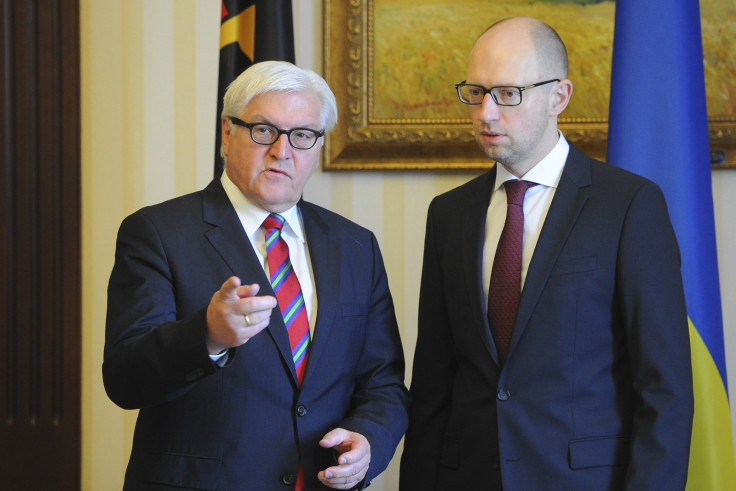 German Foreign Minister Frank-Walter Steinmeier Ukraine Russia War