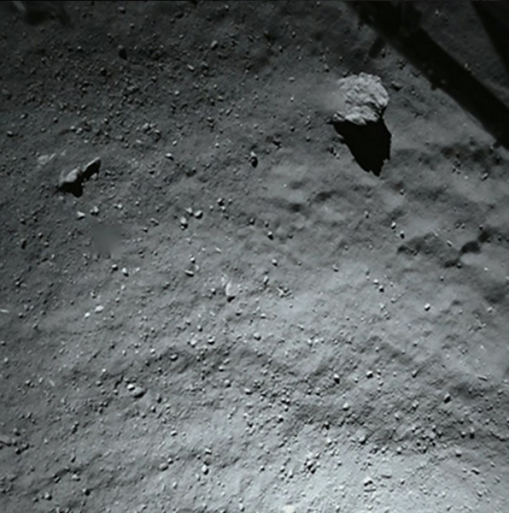 comet landing surface