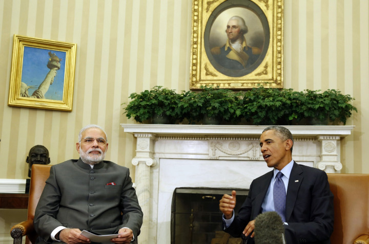 2014U.S. President Barack Obama talks next to India's Prime Minister Narendra Modi in the Oval Office of the White House in Washington, September 30, 2014 2014U.S. President Barack Obama talks next to India's Prime Minister Narendra Modi in the Oval Office of the White House in Washington, September 30, 2014