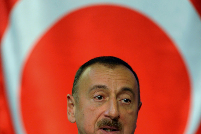 The President of Azerbaijan Ilham Aliyev