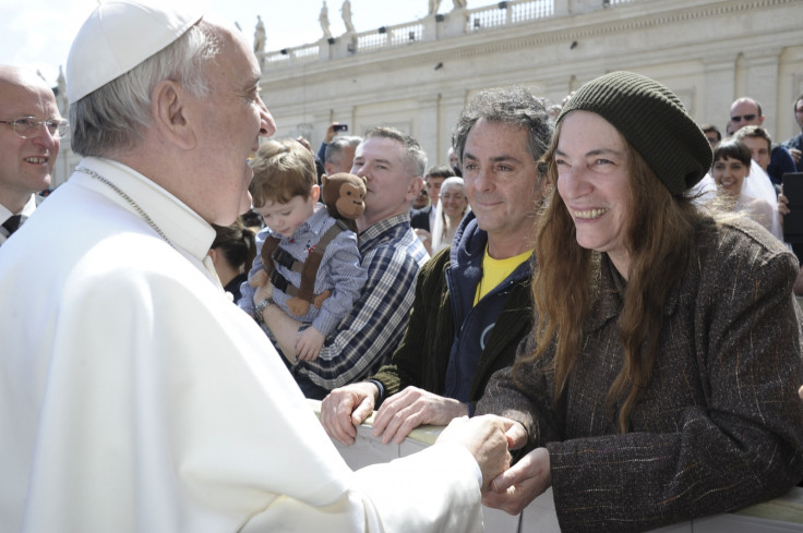 Patti Smith Pope Francis