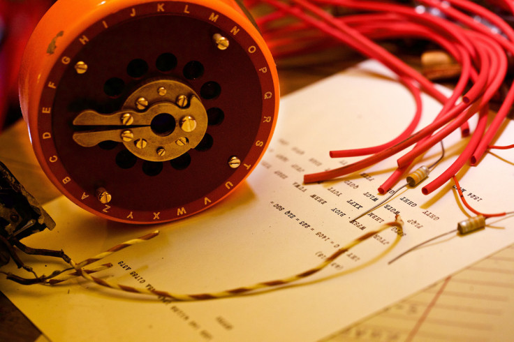 One of the cogs from the Bombe, built specially for use in The Imitation Game