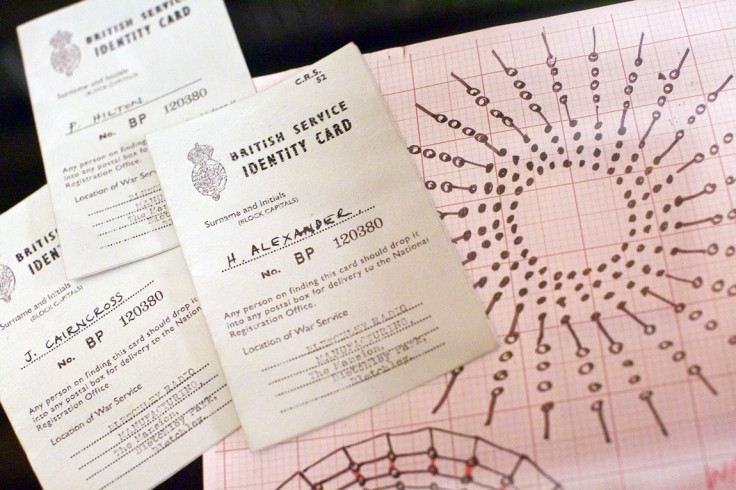 Some of the movie props replicated from real documents using during the war at Bletchley Park