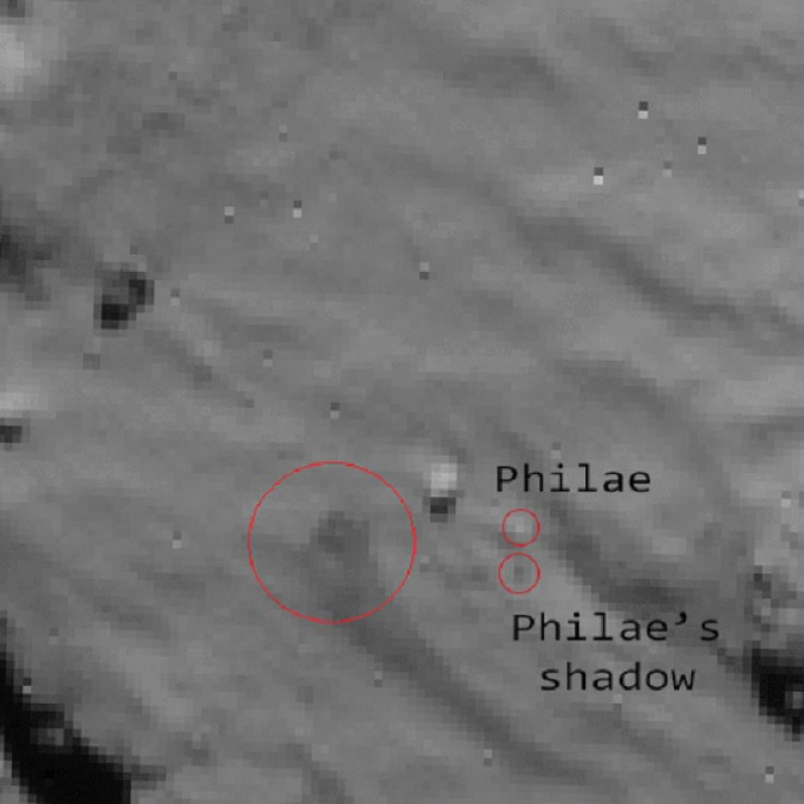 philae comet landing