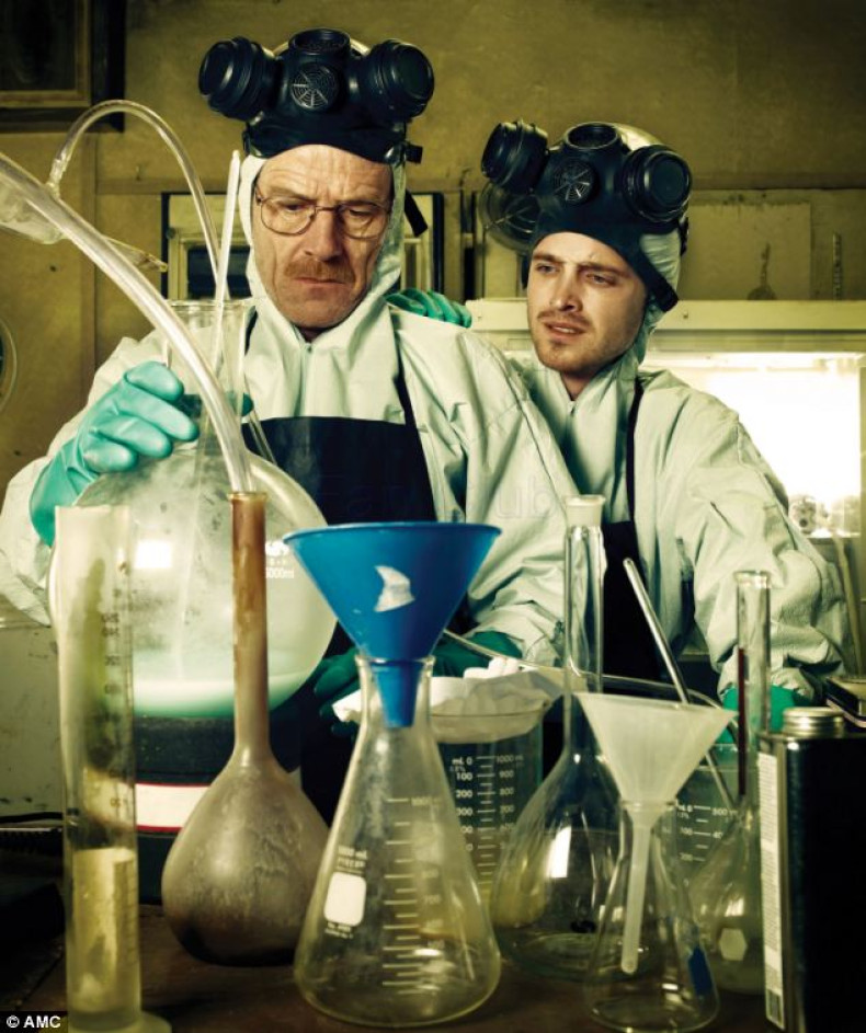 Walter White and Jesse Pinkman make crystal meth in the TV show Breaking Bad. But the days may be numbered for real-life small time producers (AMC).