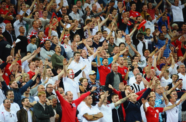 England Fans at Wembley