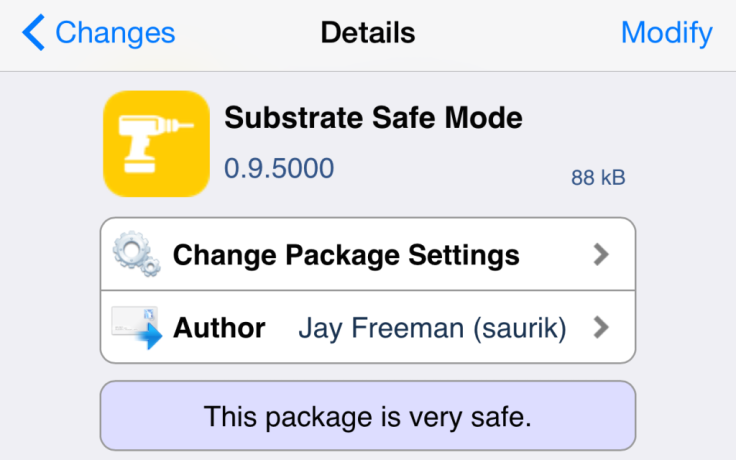iOS 8/8.1 Jailbreak: Saurik Releases Substrate Safe Mode v0.9.5000 with Fixes for CPU Usage Issues