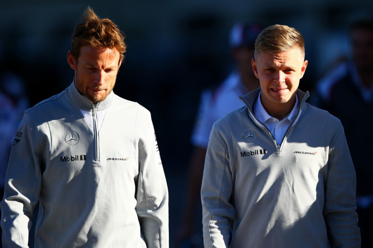 Jenson Button and Kevin Magnussen