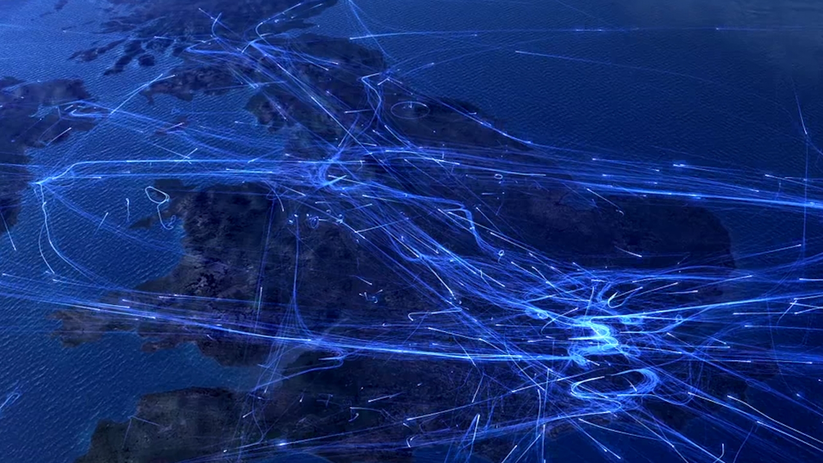 Air Traffic Video Shows All Flights Made Across UK in One Day IBTimes UK