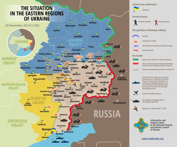 Eastern Ukraine Crisis Map