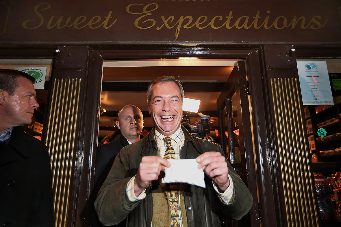 Nigel Farage Sweet Expectations