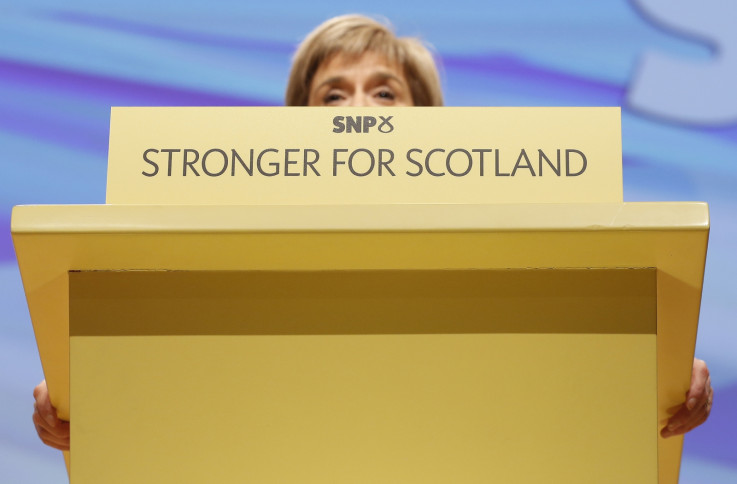 Nicola Sturgeon speaks after she was formally announced as the new Scottish National Party (SNP) leader at the party conference in Perth, Scotland November 14, 2014