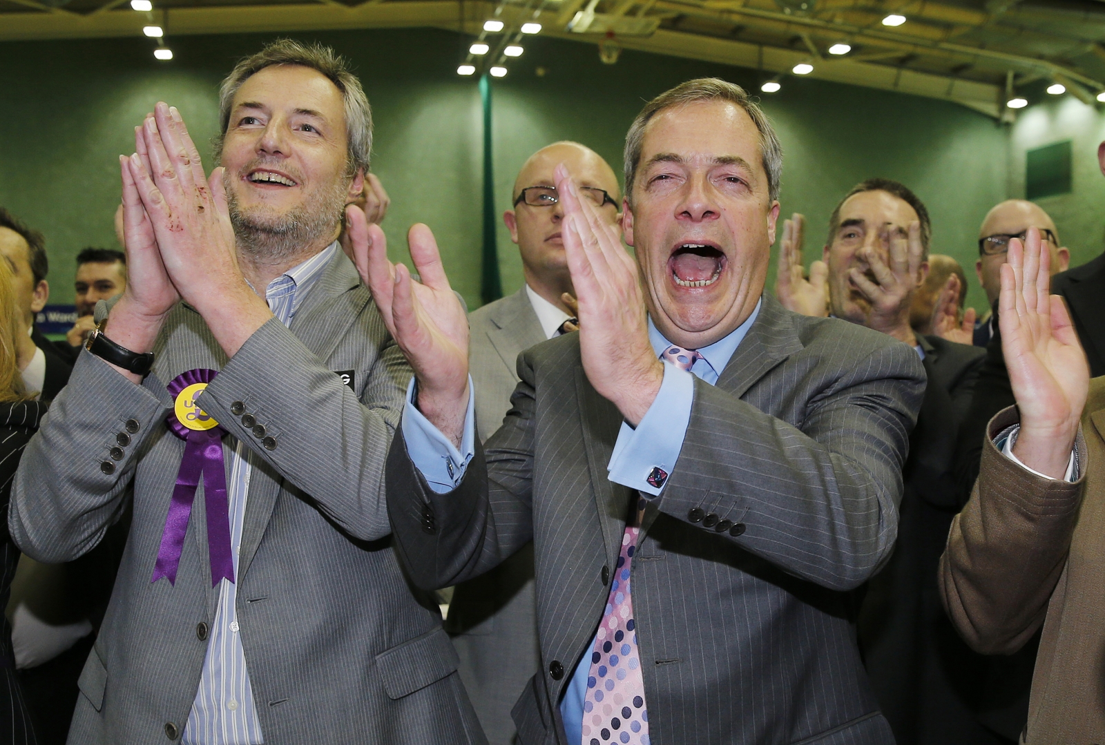 Farage at the Rochester by-election result Farage at the Rochester by-election result
