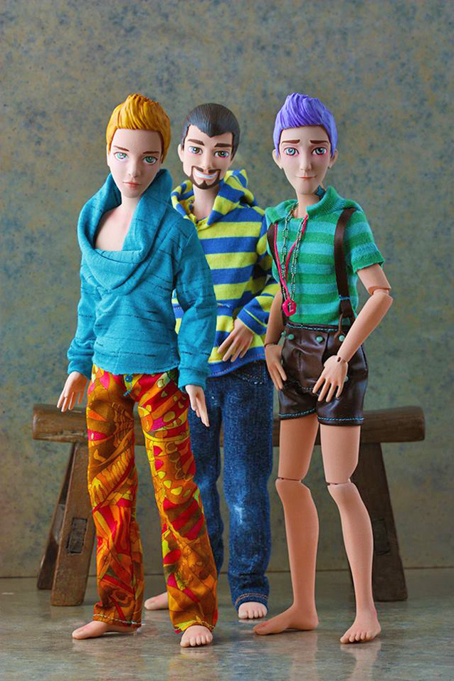 Each doll takes 6-8 weeks to be 3D-printed, put together and then hand-painted and styled Each doll takes 6-8 weeks to be 3D-printed, put together and then hand-painted and styled