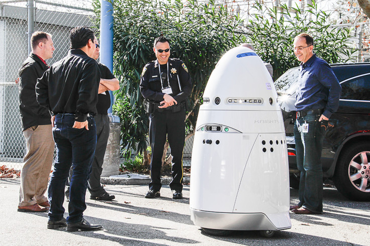 Knightscope k5 robot security guard