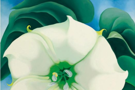 Georgia O'Keeffe white flower painting record auction price
