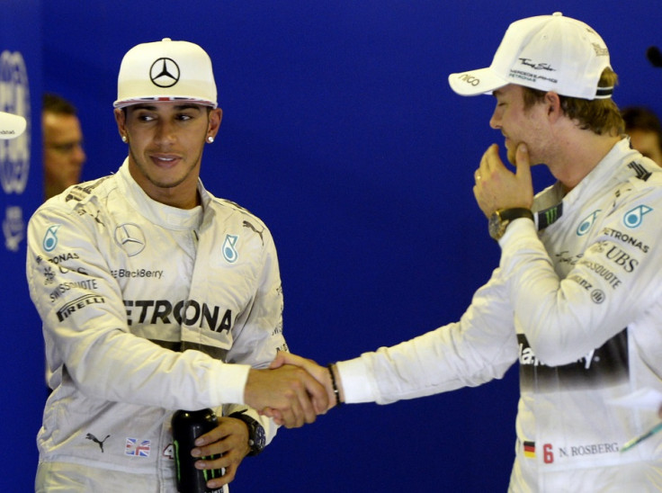 Lewis Hamilton and Nico Rosberg