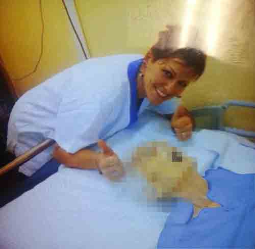 Italian nurse Daniela Poggiali took Selfies with dead patients