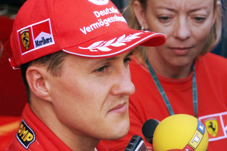 Sabine Kehm (right) said there is no timeline on Michael Schumacher's recovery