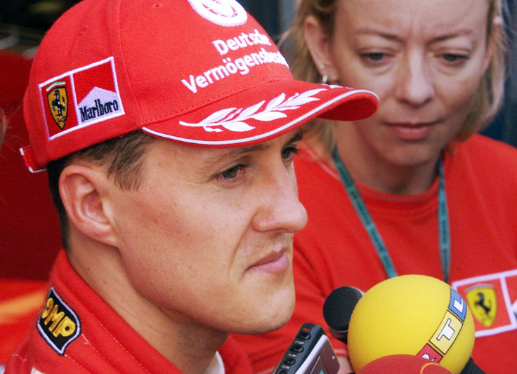 Sabine Kehm (right) said there is no timeline on Michael Schumacher's recovery