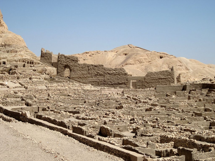 Deir el-Medina, the craftsmen's village located on the west bank of the Nile