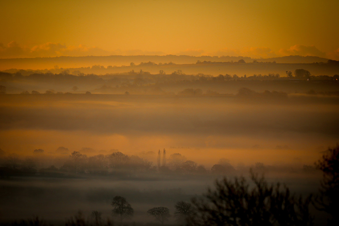 fog frost England
