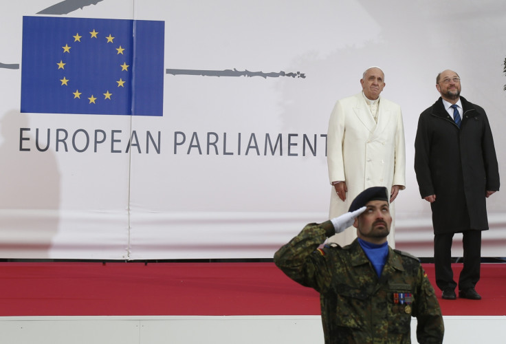 Pope Francis EU Parliament Strasbourg