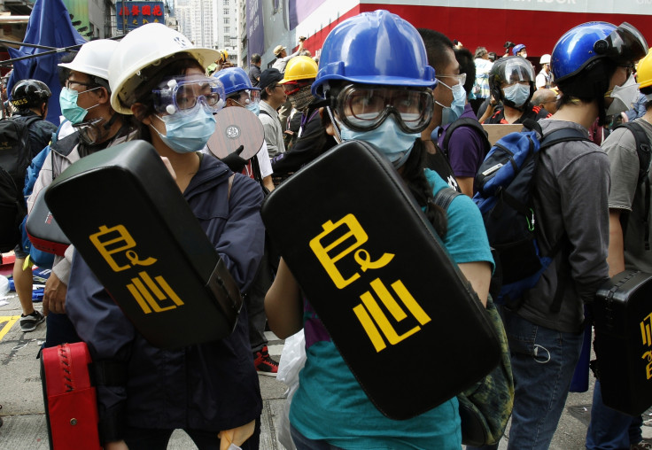 Hong Kong Protest Camp Cleared Police Democracy