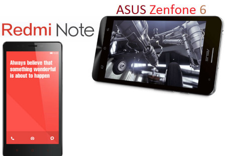 Xiaomi Redmi Note vs Asus Zenfone 6: A Basic Comparison of the Asian Smartphones